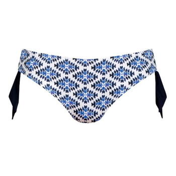 Rosa Faia Bademode Lynn Blau/Print Bikini Slip