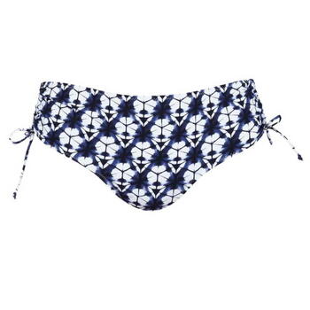 Rosa Faia Bademode Ive Navy-Blau/Print Bikini Slip