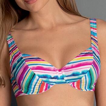 Rosa Faia Bademode Henny Mehrfarbig/Print Unwattierter Bikini BH