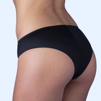 Königliche Lounge Fit Schwarz Brasilianischer Slip