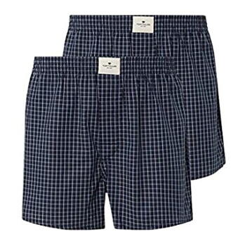 Tom Tailor Texas Navy-Blau/Print Weite Boxershort
