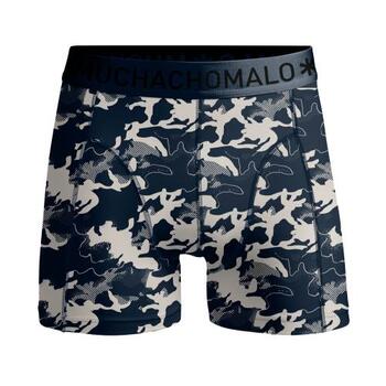 Muchachomalo Camo Navy-Blau/Print Boxershort