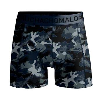 Muchachomalo Camo Navy-Blau/Print Boxershort