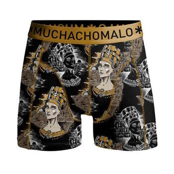 Muchachomalo Nevertiti Schwarz/Gold Boxershort