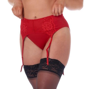 After Eden D-Cup & Up Faro Rot Strumpfhalter