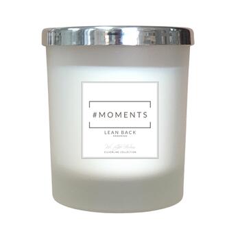 Momente Lean Back Silber Duftkerze