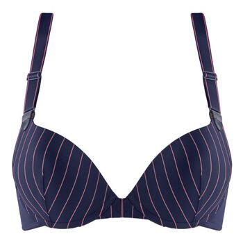 Marlies Dekkers Gloria Navy-Blau/Pink Push Up BH