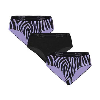 Zaccini Zebra Schwarz/Weiß Hipster
