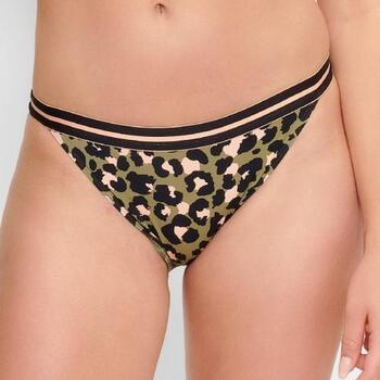 LingaDore Strand Black Panter Animal print Bikini Slip