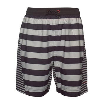 Nickey Nobel Teun Grau/Weiß Badehose