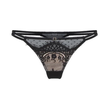LingaDore Strappy Lace Schwarz String