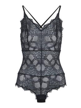 LingaDore Black Peacock Schwarz Korselett