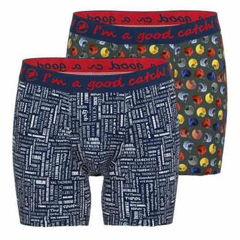 Ein Fisch namens Fred Wintersport  Navy-Blau/Print Boxershort