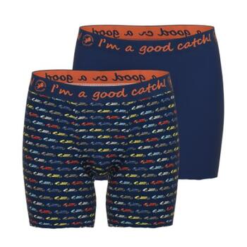 Ein Fisch namens Fred Racing Navy-Blau/Print Boxershort