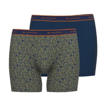Tom Tailor Leafs Navy-Blau/Print Boxershort