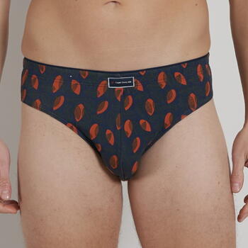 Tom Tailor Autumn Grau/Orange Männer Slip