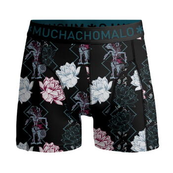 Muchachomalo Batik Schwarz/Print Jungen Boxershort