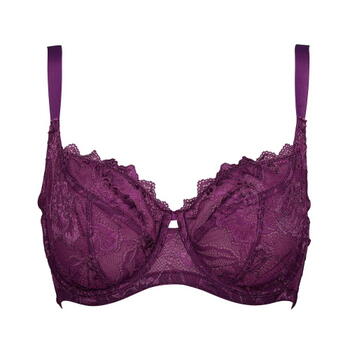 After Eden D-Cup & Up Anna Aubergine Nicht geformter BH