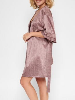 LingaDore Nacht Giraffe Braun/Print Kimono