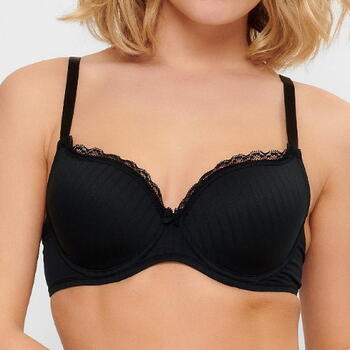 LingaDore Täglich Cottonlook Schwarz Vorgeformter BH