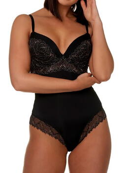 After Eden D-Cup & Up Novenna Schwarz/Gold Korselett