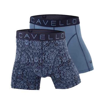 Cavello Paisley Navy-Blau Sport Boxershort