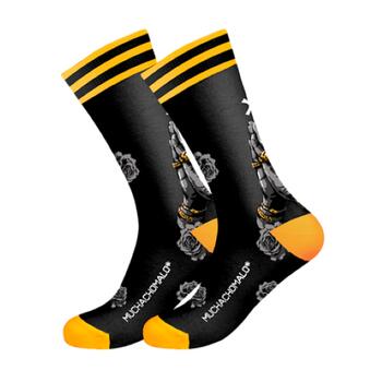Muchachomalo Gangsta Paradise  Schwarz/Gelb Socks