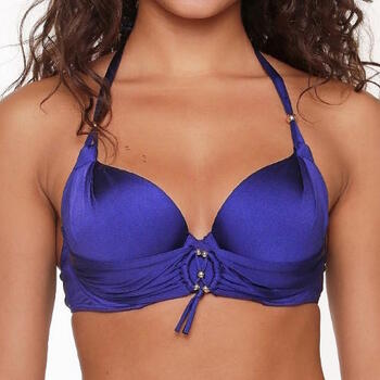 LingaDore Strand Carol Kobalt Gemoldefer Bikini BH