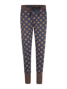 Charlie Choe Wandering Nights Navy-Blau/Print Pyjamahose