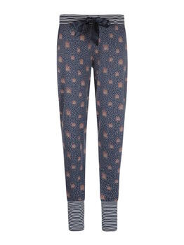 Charlie Choe Wandering Nights Navy-Blau/Print Pyjamahose