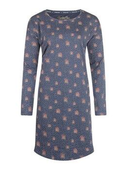 Charlie Choe Wandering Nights Navy-Blau/Print Nachtkleid