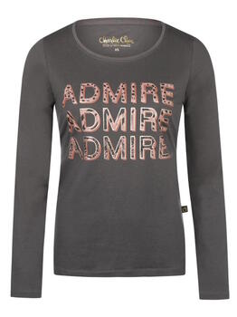 Charlie Choe Wild Nights Dunkegrau Schlafshirt