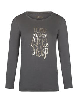 Charlie Choe Flower Nights Dunkegrau Schlafshirt