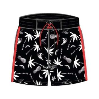  DJ DutchJeans Pineapple Schwarz/Print Badehose