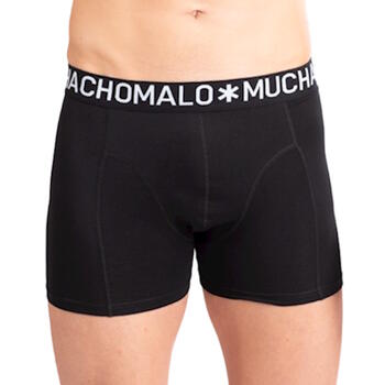 Muchachomalo Light Cotton Solid Schwarz Boxershort