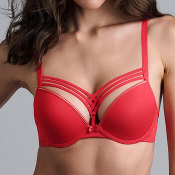 Marlies Dekkers Dame de Paris Poppy Red Push Up BH
