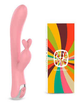 PureVibe LELA Pastellrosa Kaninchen Vibrator