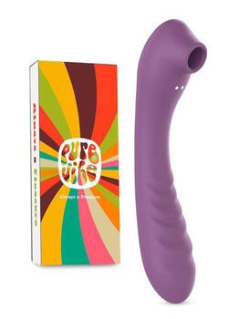 PureVibe Vibrating Air-Pulse Massager Violett Klitoris Vibrator