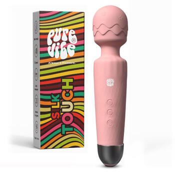 PureVibe SilkTouch Pastellrosa Stab Vibrator