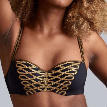 Marlies Dekkers Pirate Queen Schwarz/Gold Vorgeformter BH