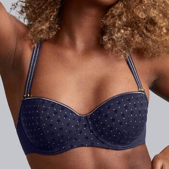 Marlies Dekkers Petit Point Navy-Blau Vorgeformter BH