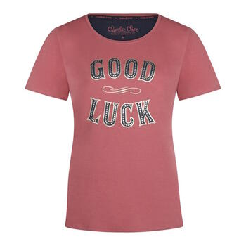 Charlie Choe Good Luck Pink/Blau Schlafshirt