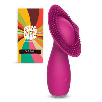 PureVibe SoftSwirl Rosa Stab Vibrator
