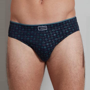 Tom Tailor Monté Navy-Blau/Print Männer Slip