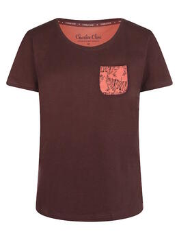 Charlie Choe Wild Hearted Braun Schlafshirt