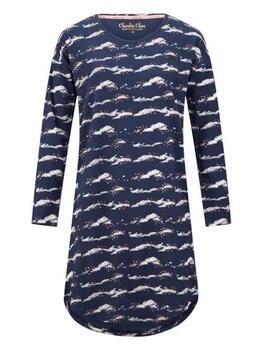 Charlie Choe Mystic Dreams Navy-Blau/Print Nachtkleid