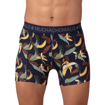 Muchachomalo Bananas Navy-Blau/Print Boxershort
