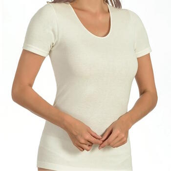 Beeren Unterwäsche Thermo Cremefarbig Frauen Thermo T-Shirt