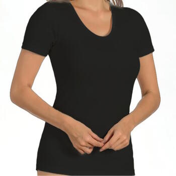 Beeren Unterwäsche Thermo Schwarz Frauen Thermo T-Shirt