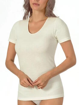 Entex Liesl Elfenbein Frauen Thermo T-Shirt